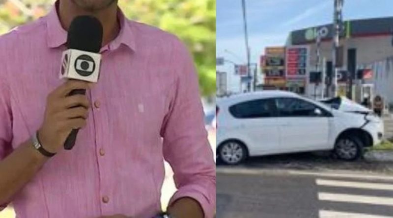 Repórter da Globo sofre grave acidente em Sergipe (Foto: Reprodução)