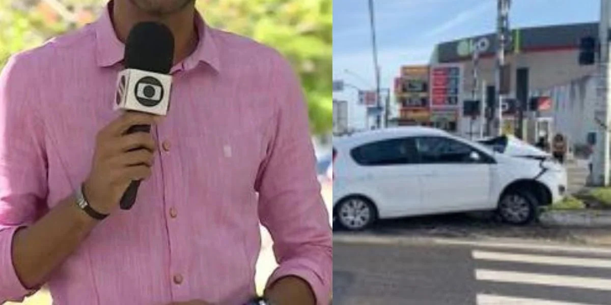 Repórter da Globo sofre grave acidente em Sergipe (Foto: Reprodução)